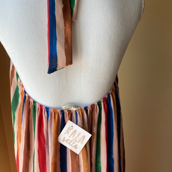 Peach Love CA | 🌈 Rainbow Halter Dress NWT - Picture 8 of 11